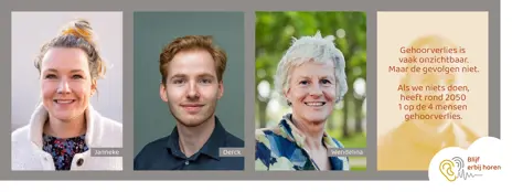 Hoorveilig campaign Stay connected through hearing