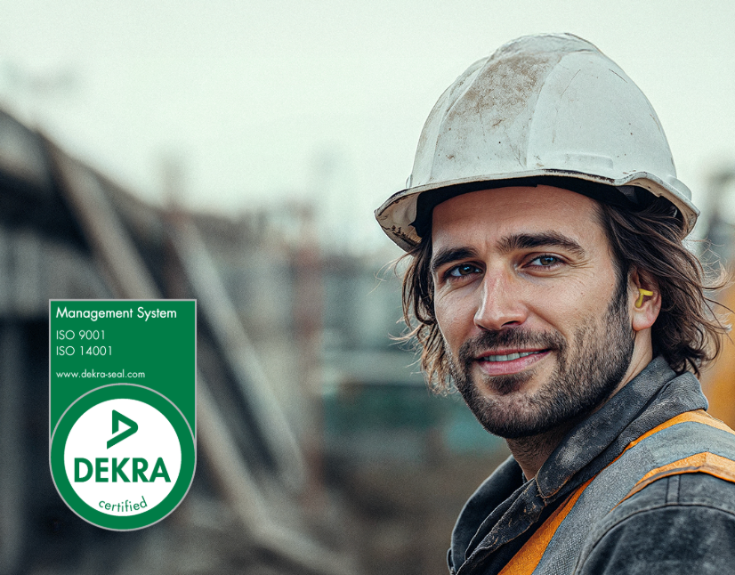 ISO 9001 and 14001 certifications